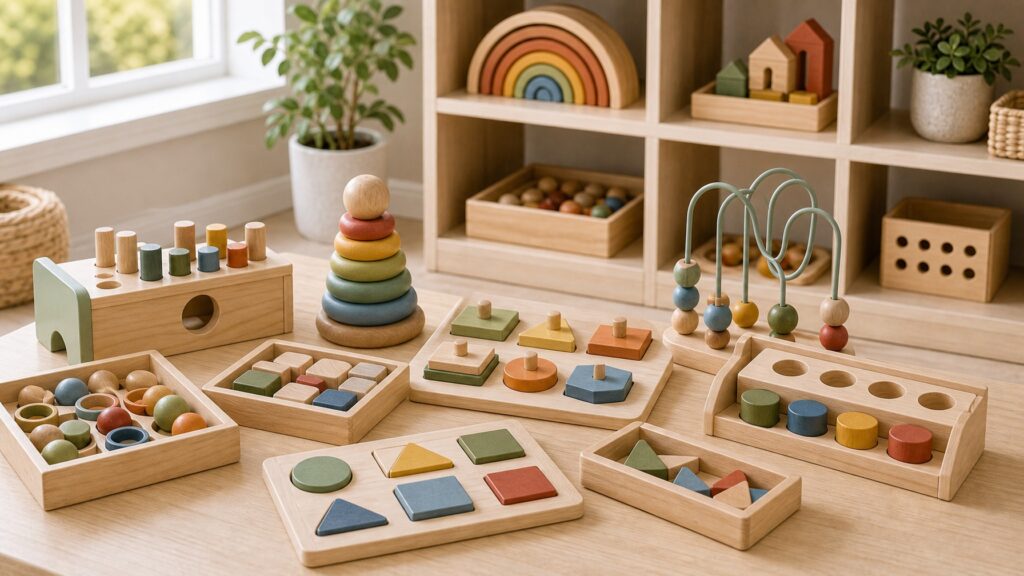 Montessori Wooden Toys hero image for Review Streets