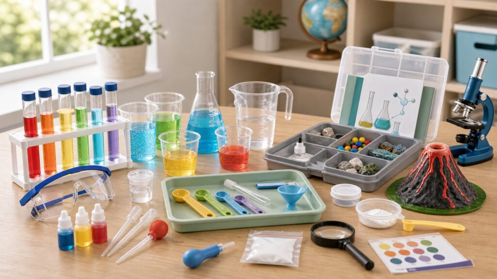 Science Experiment Kits hero image for Review Streets