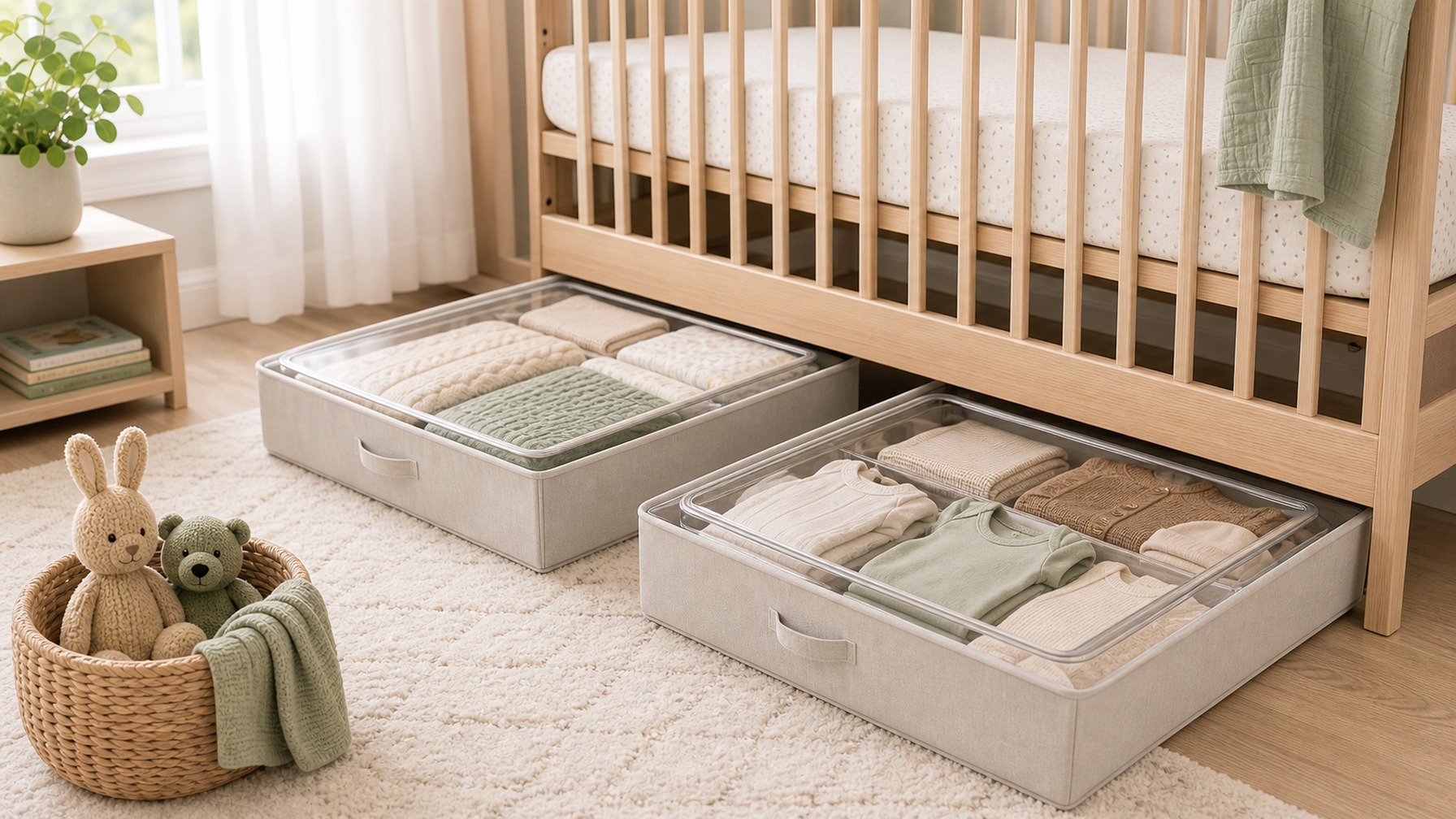 Under-Crib Storage Bins