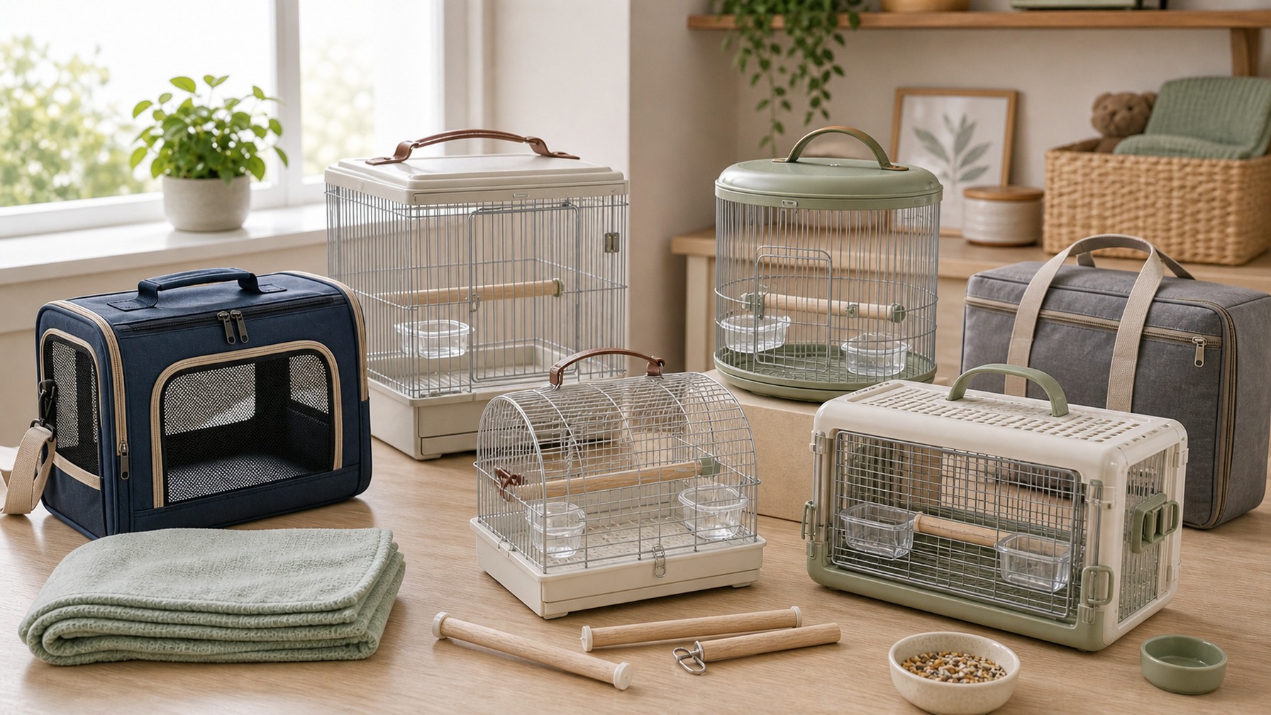 Travel Bird Cages