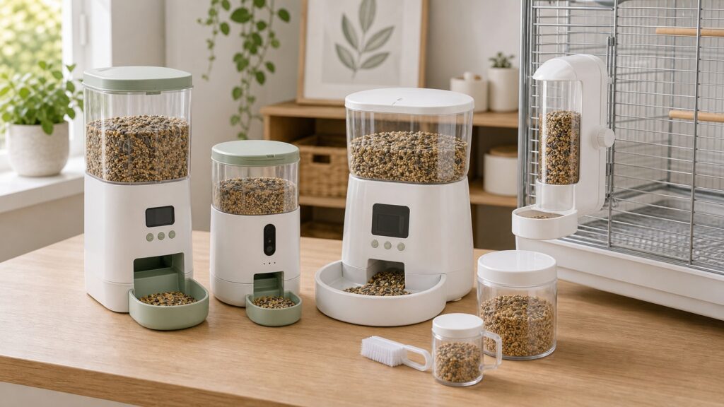 Automatic Bird Feeders hero image for Review Streets