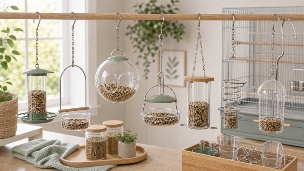 Hanging Bird Feeders hero image for Review Streets
