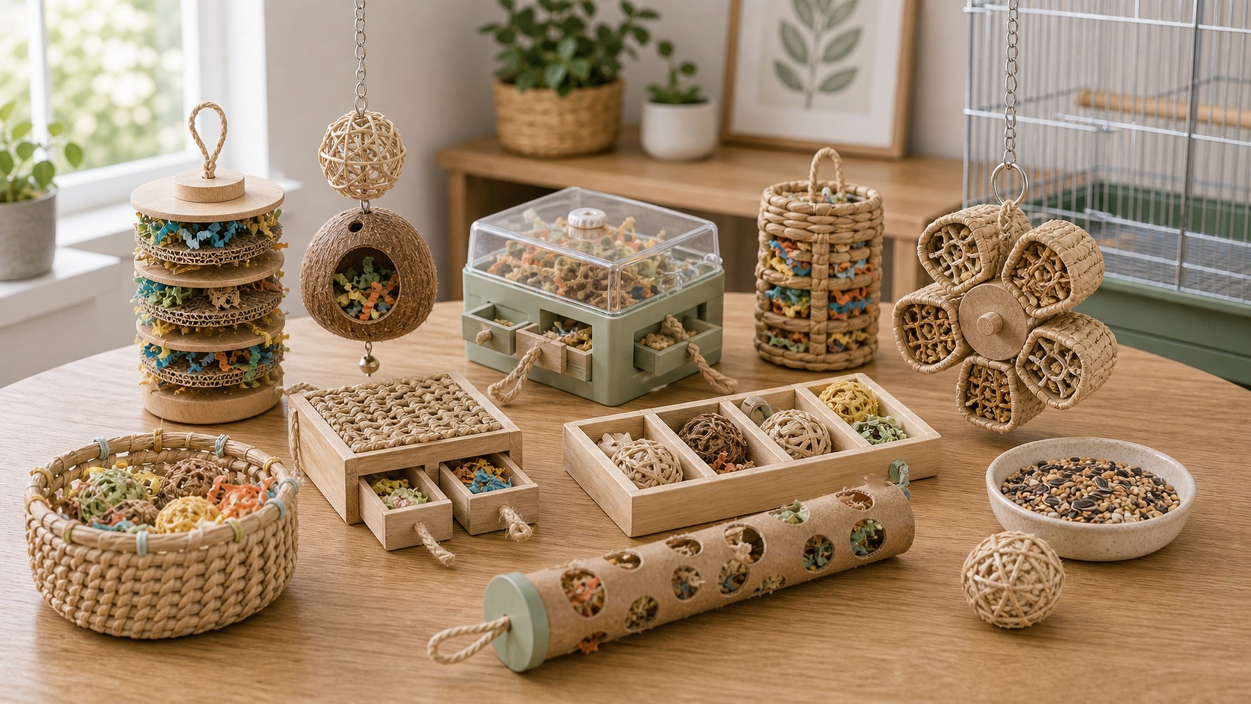 Foraging Bird Toys