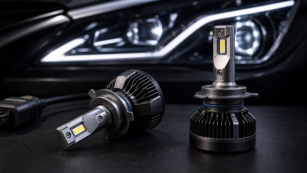 LED Headlight Bulbs hero image for Review Streets