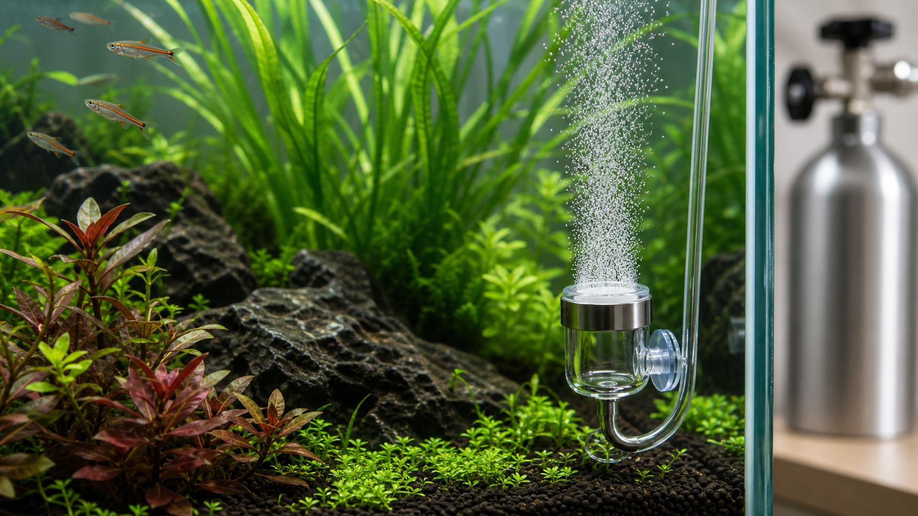 Aquarium CO2 Diffusers