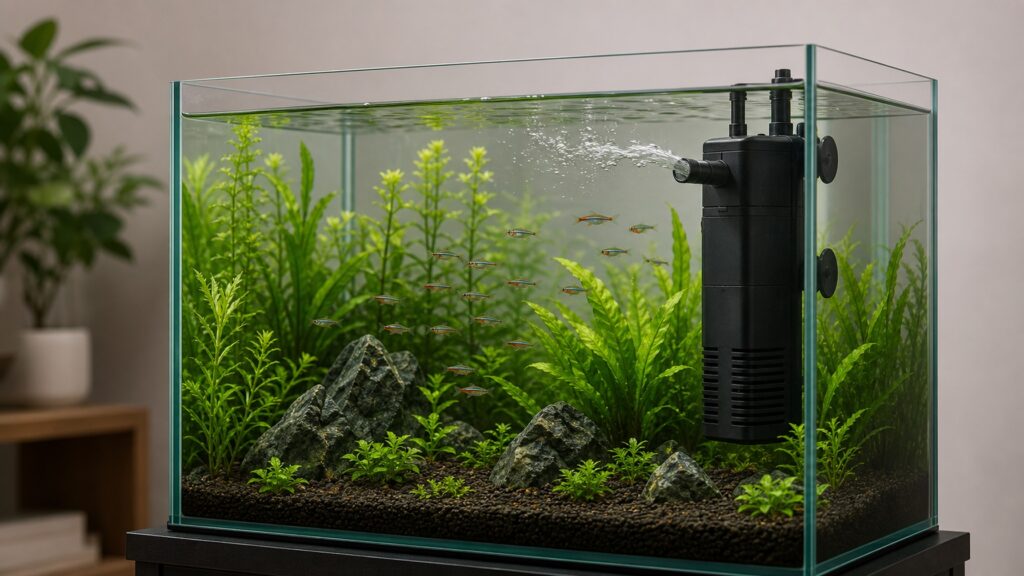 Internal Aquarium Filters hero image for Review Streets