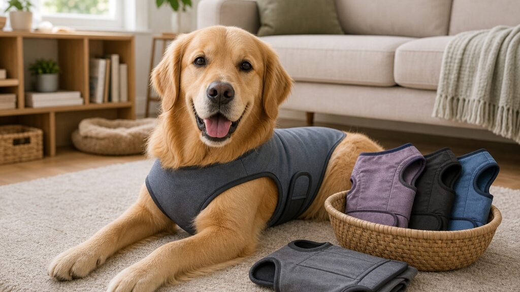 Pet Anxiety Vests hero image for Review Streets