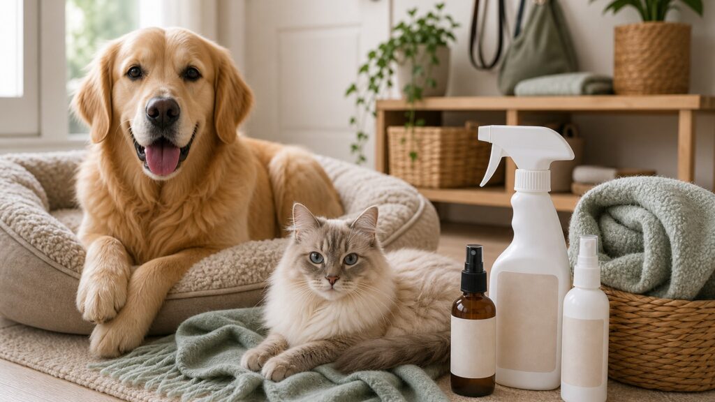 Pet Calming Sprays hero image for Review Streets
