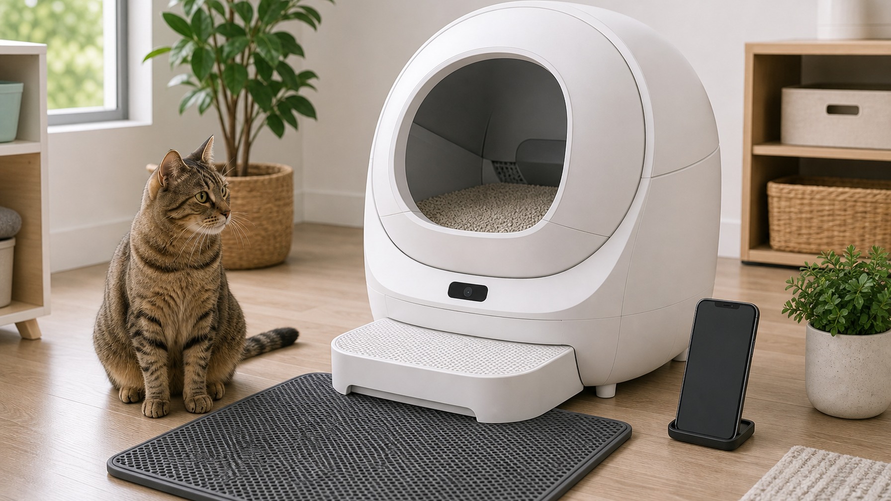 App-Controlled Litter Boxes