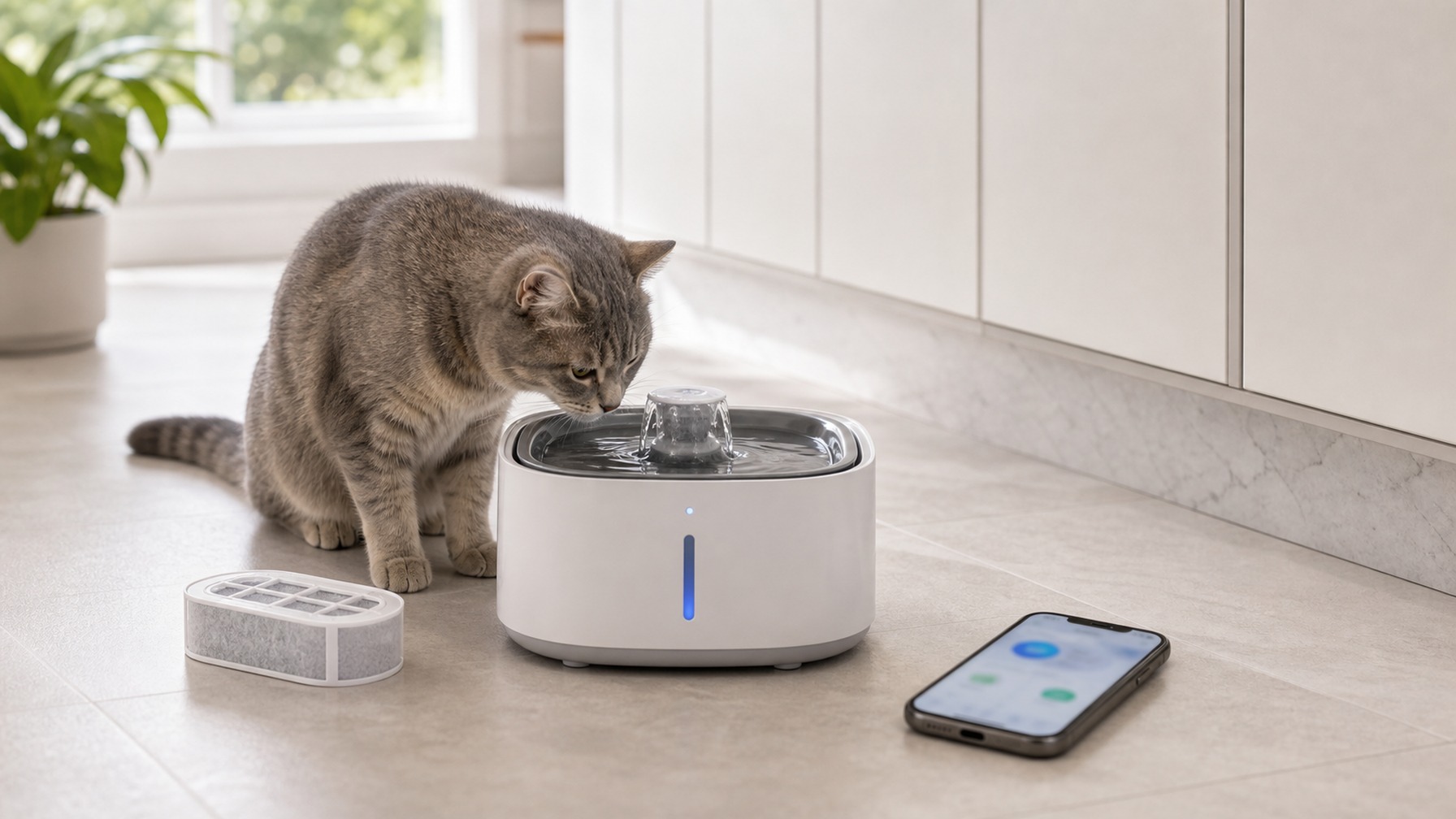 App-Controlled Water Fountains