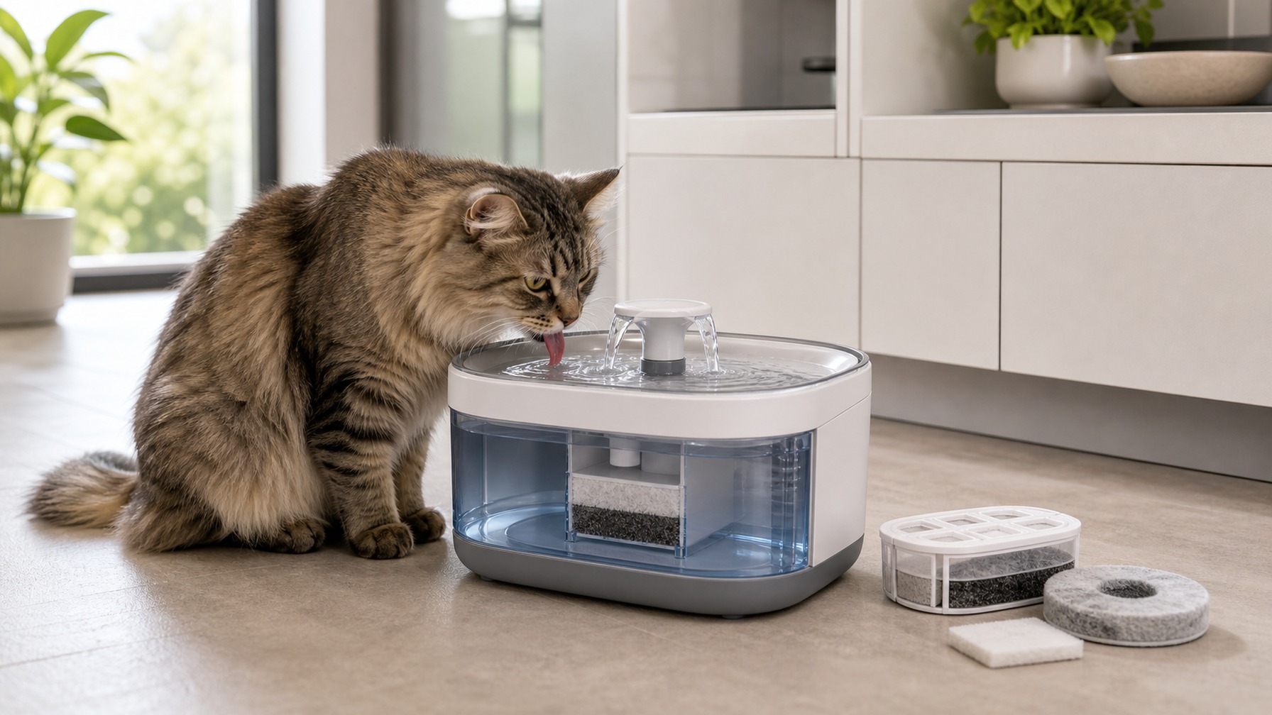 Filtered Pet Water Fountains