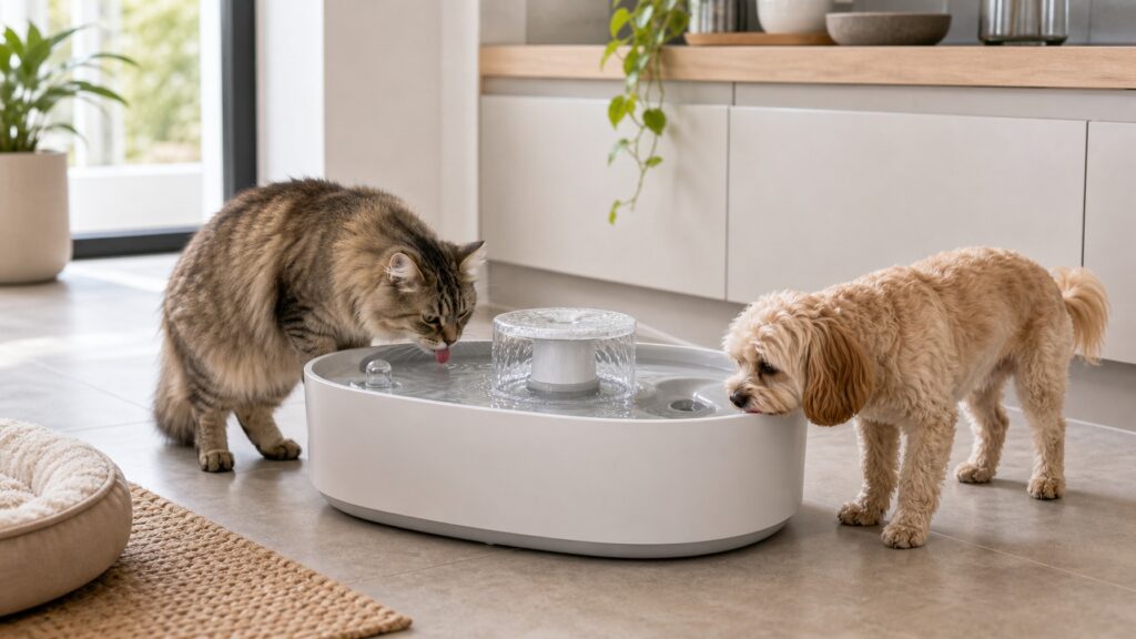 Multi-Pet Water Fountains hero image for Review Streets