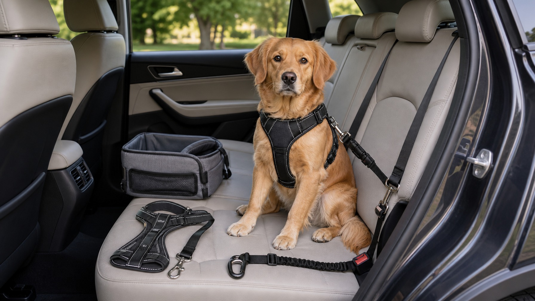 Dog Seat Belt Harnesses