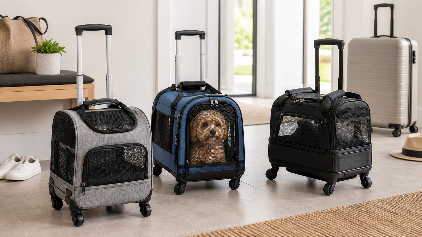 Rolling Pet Carriers