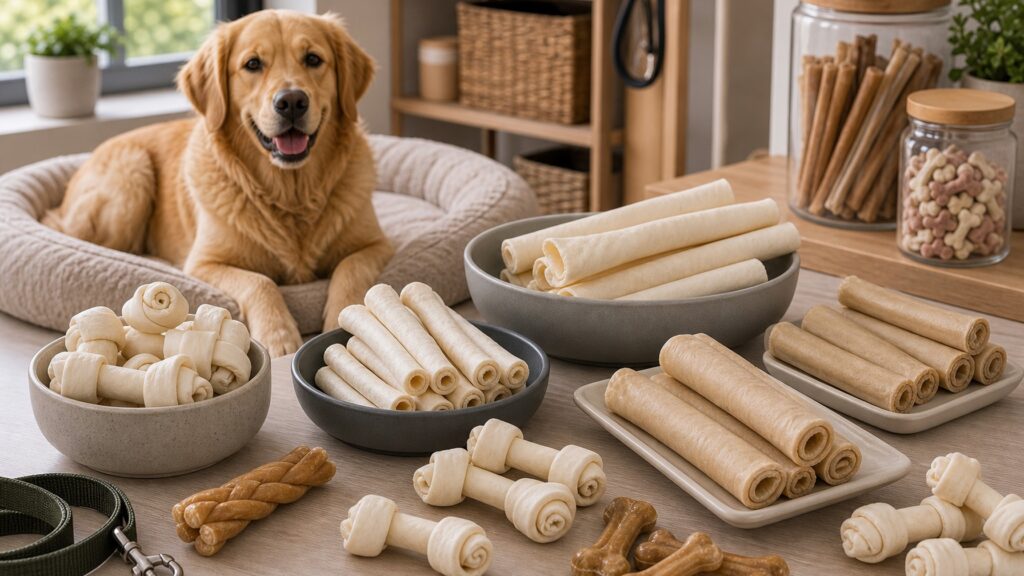 Rawhide Dog Chews hero image for Review Streets