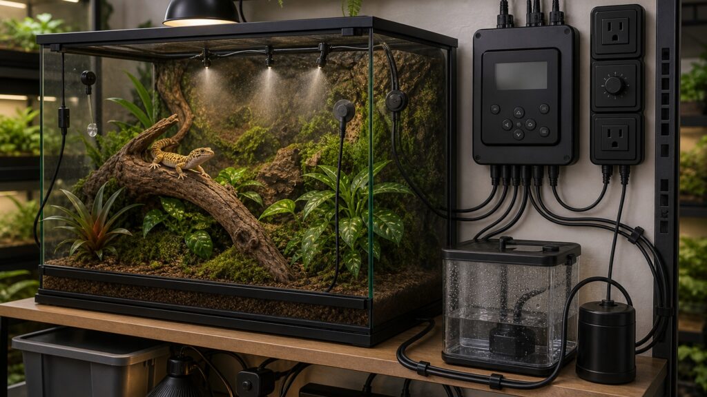 Terrarium Climate Controllers hero image for Review Streets