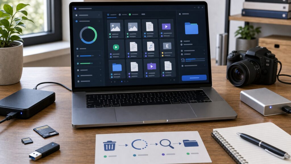 Deleted File Recovery Software hero image for Review Streets