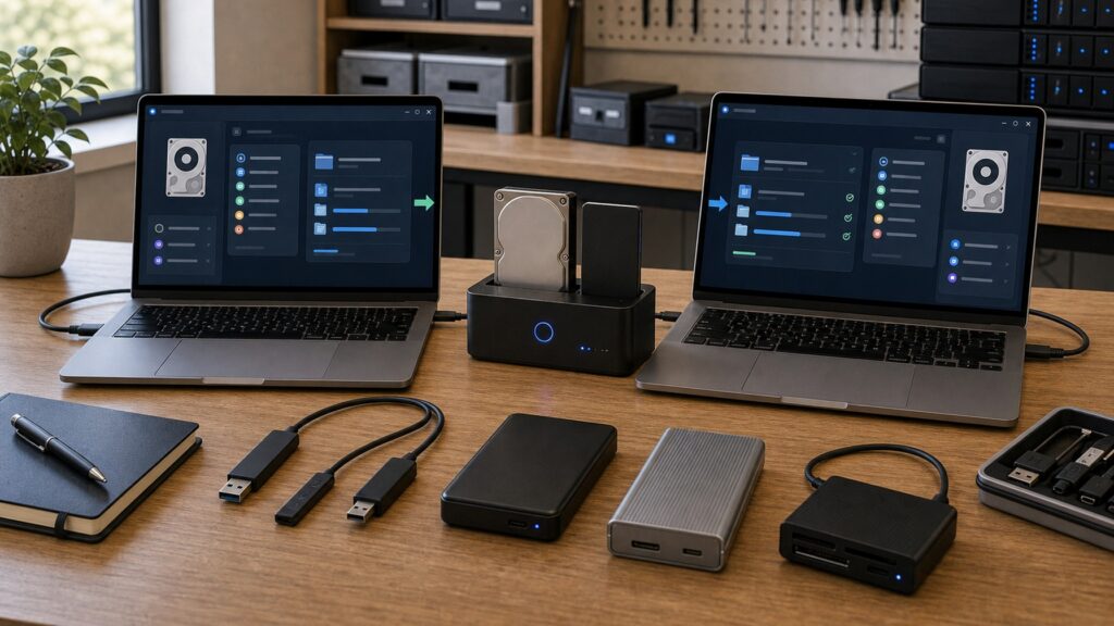 Migration & Disk Transfer Tools hero image for Review Streets