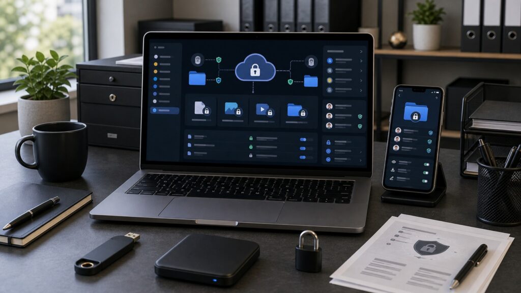 Encrypted File Sharing Services hero image for Review Streets