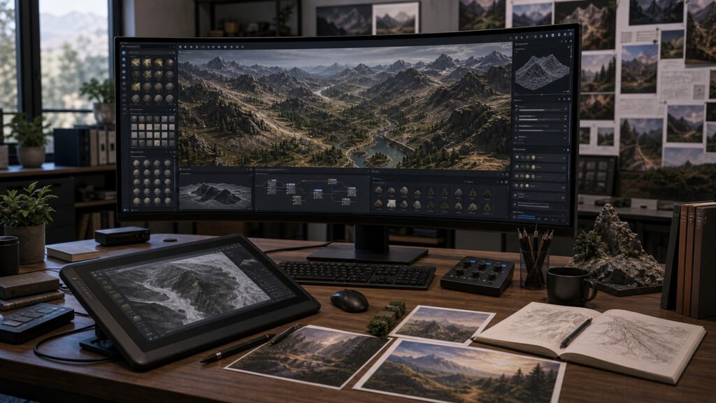 3D Terrain & Environment Software hero image for Review Streets