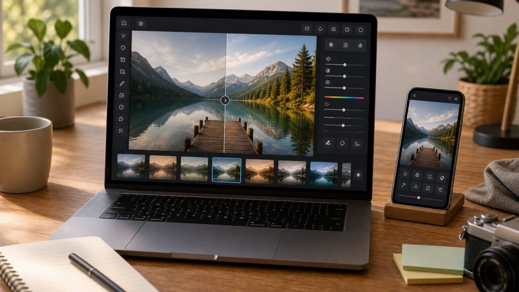 Beginner Photo Editing Software hero image for Review Streets