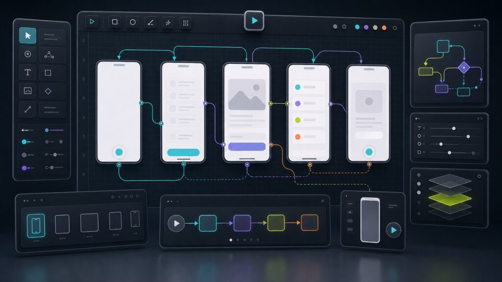 Prototyping Software hero image for Review Streets