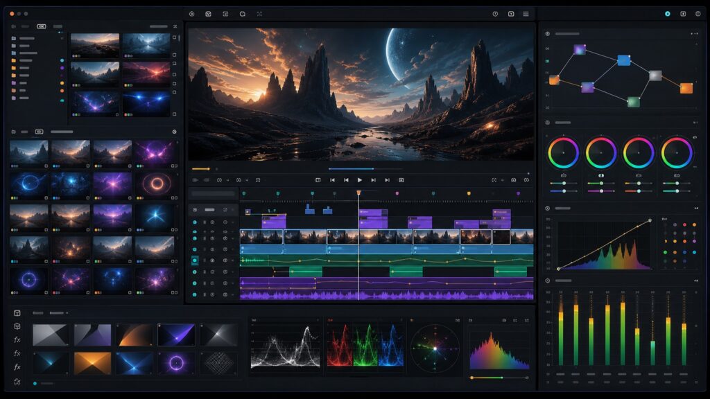Professional Video Editing Software hero image for Review Streets