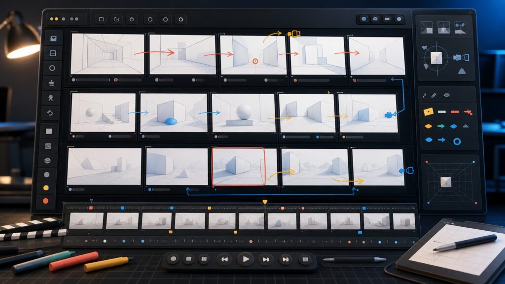 Storyboarding Software hero image for Review Streets