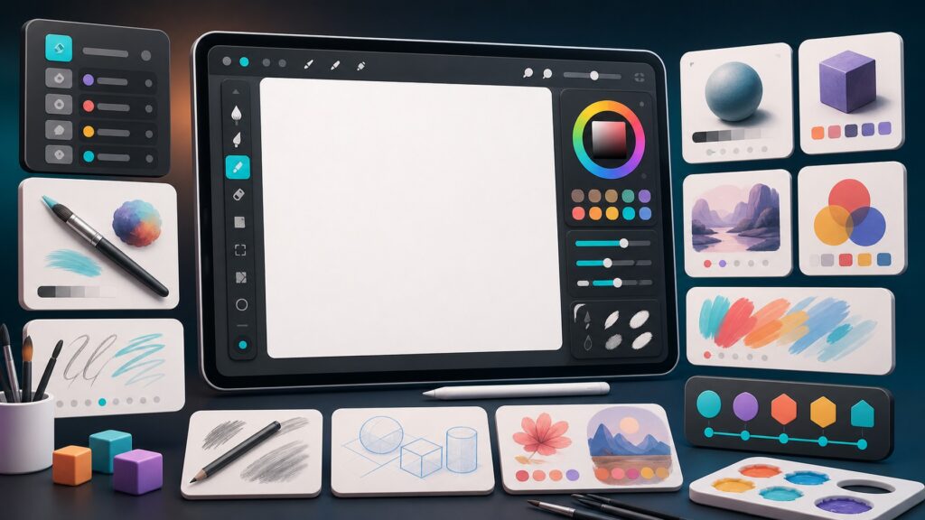 Digital Art Learning Apps hero image for Review Streets