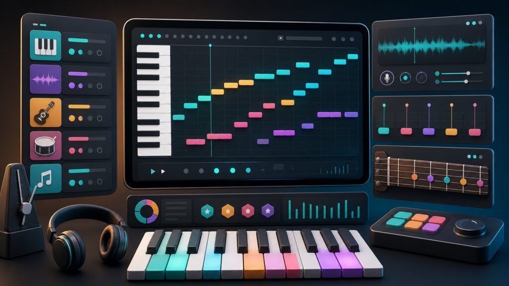 Music Learning Software hero image for Review Streets