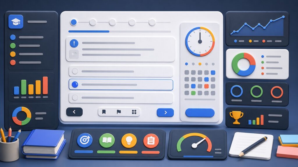 Exam Preparation Software hero image for Review Streets