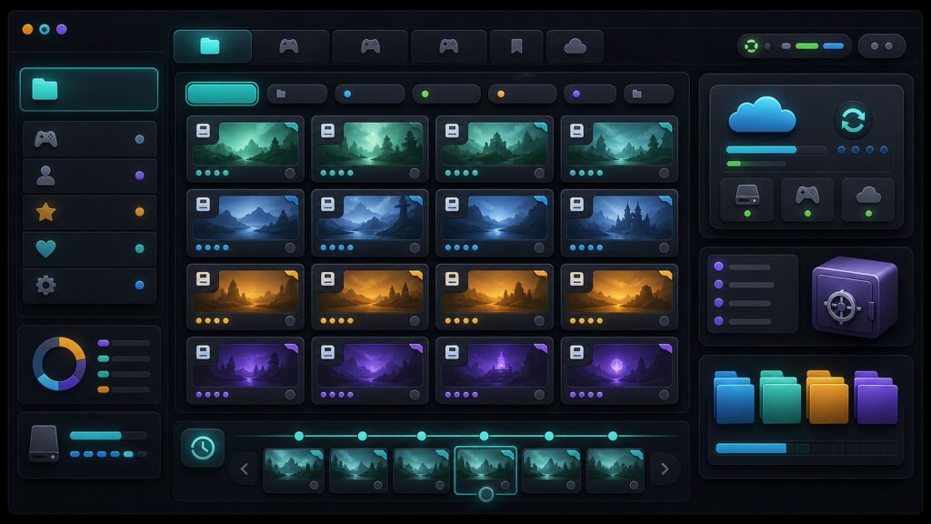 Game Save Organization Software hero image for Review Streets
