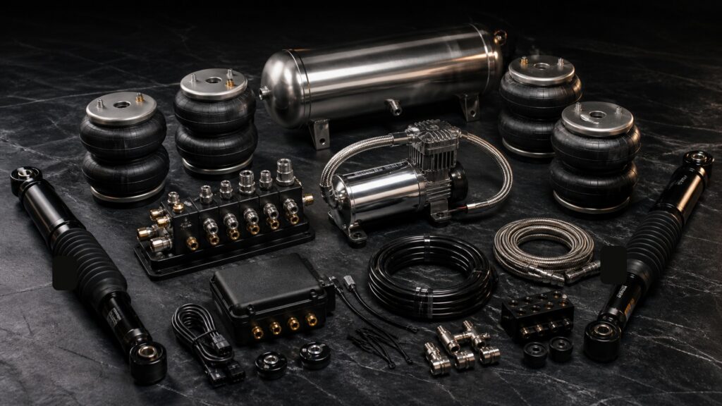 Air Suspension Kits hero image for Review Streets