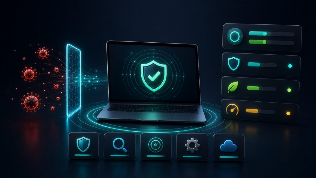 Lightweight Antivirus Tools hero image for Review Streets
