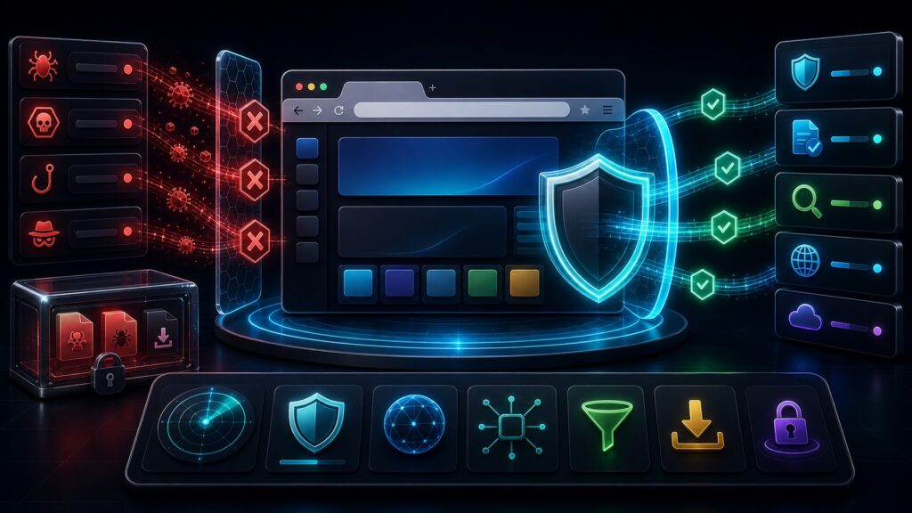 Browser Threat Protection Software hero image for Review Streets