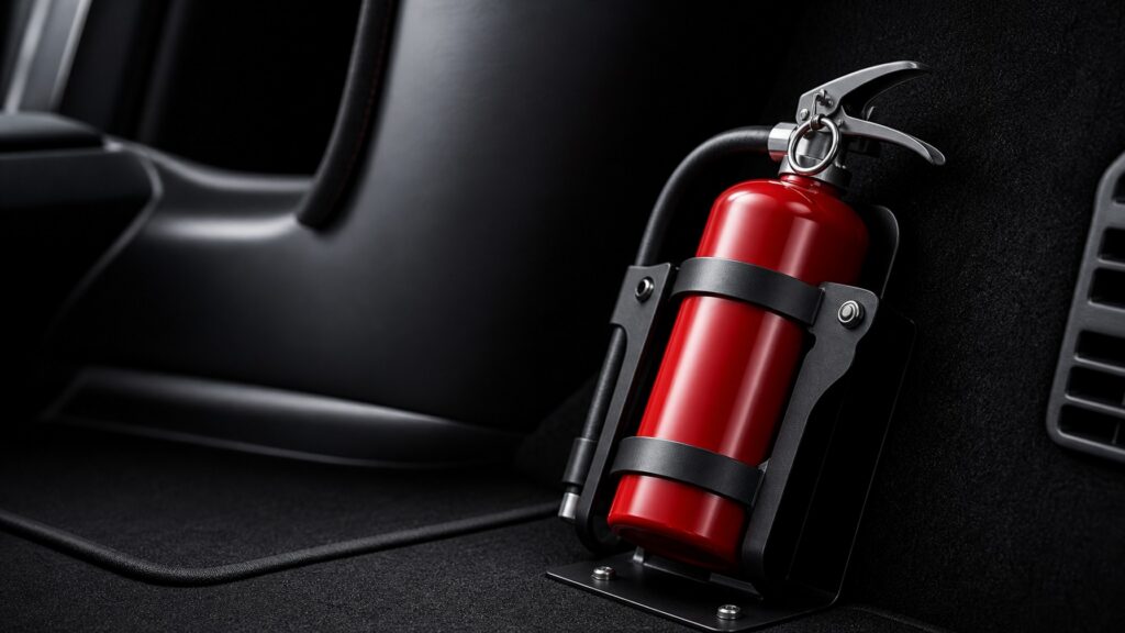 Compact Vehicle Fire Extinguishers hero image for Review Streets