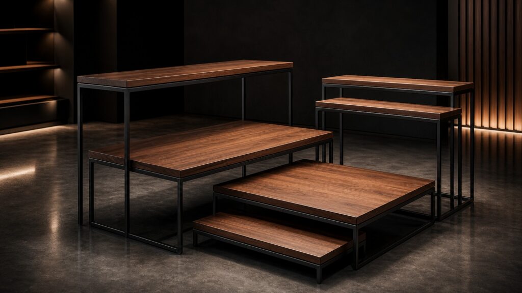 Retail Display Tables hero image for Review Streets