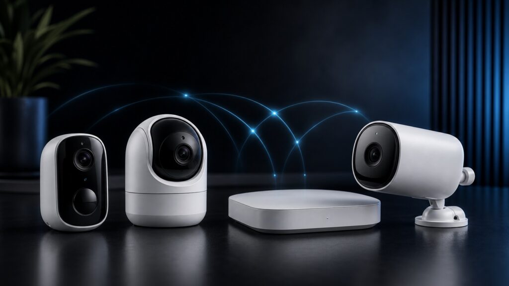 Wireless Security Camera Systems hero image for Review Streets
