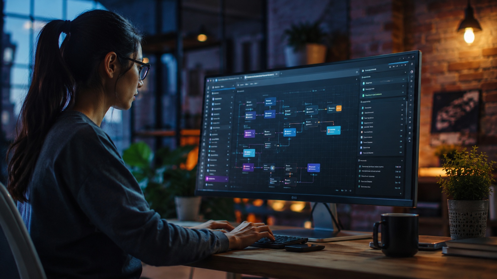API design interface showing schema and endpoint structure