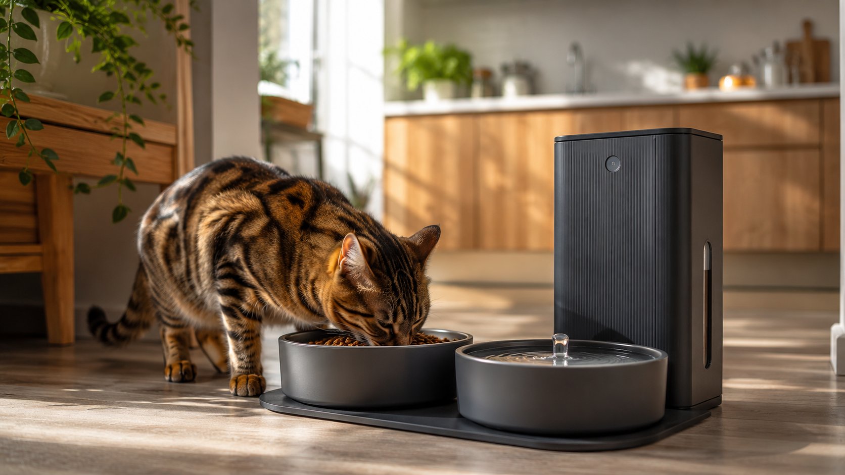 Cat Feeding & Watering