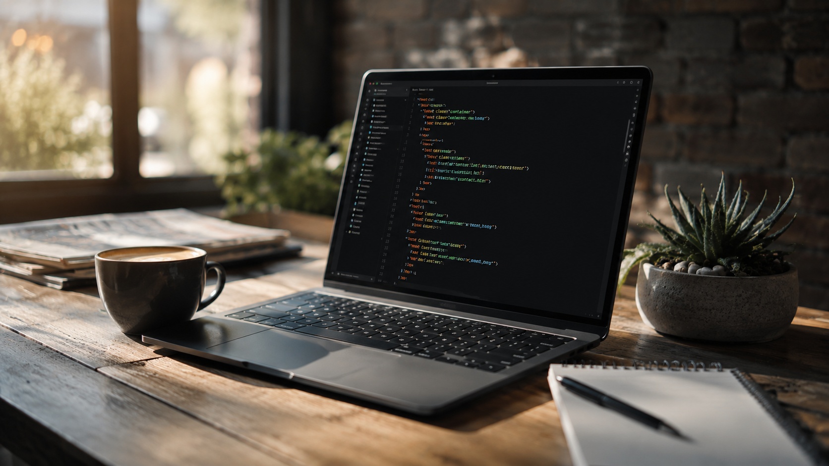 Lightweight code editor representing fast minimal coding environments
