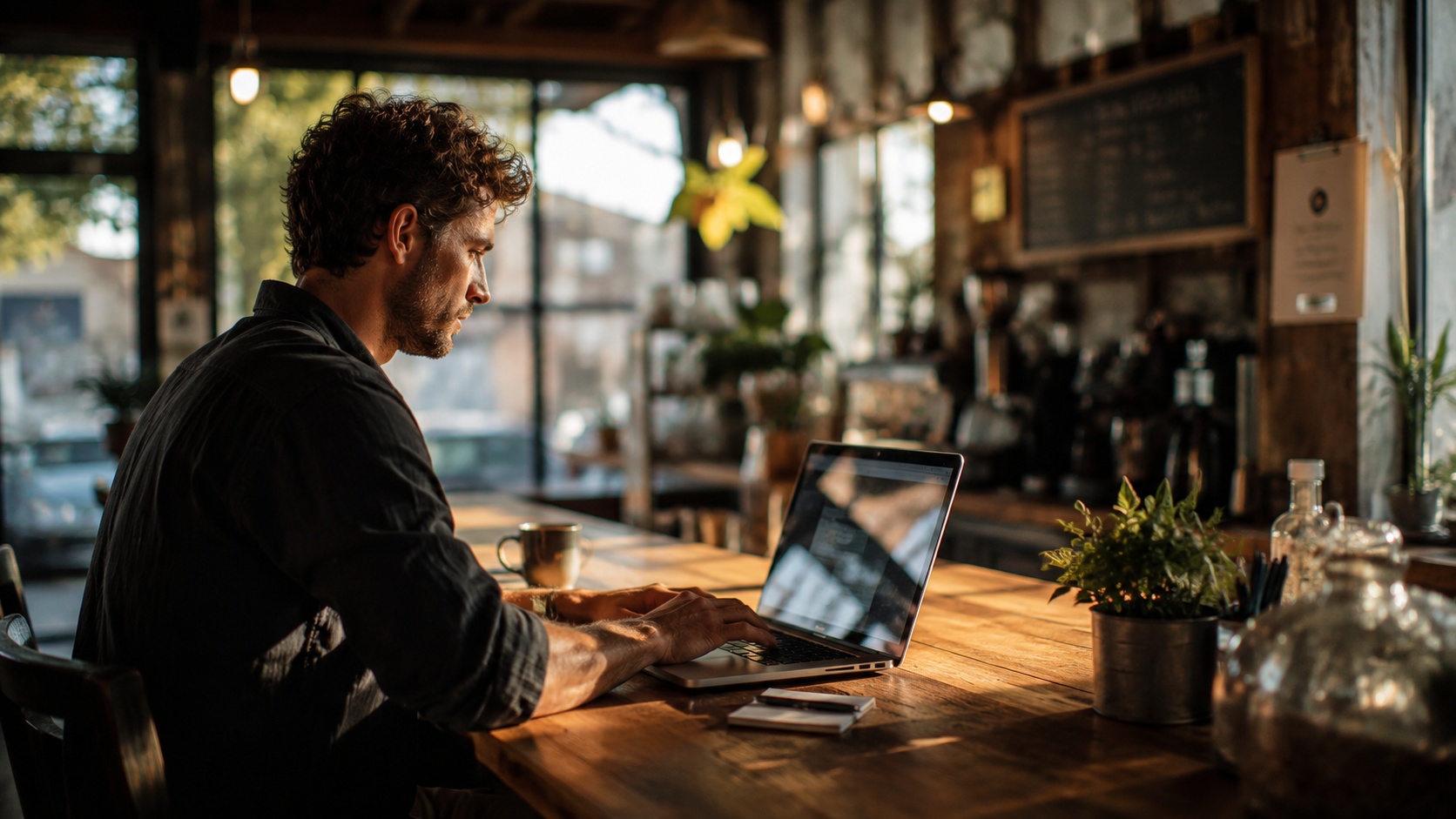 Small business website with services and contact info