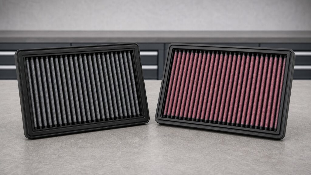 AEM 28-20385 DryFlow vs K&N 33-2304 comparison image