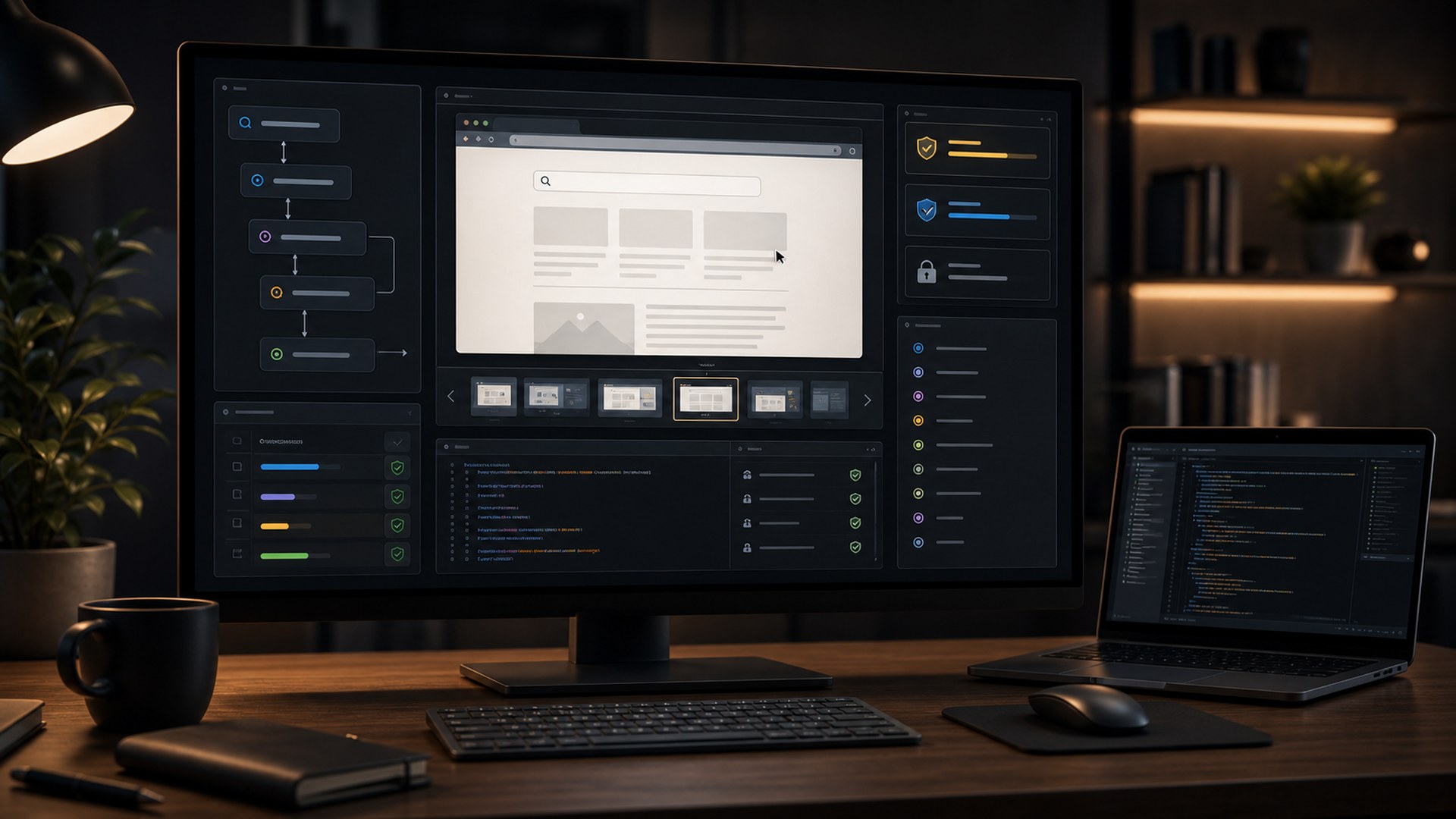 Anthropic Claude Computer Use platform in a secure developer automation workspace