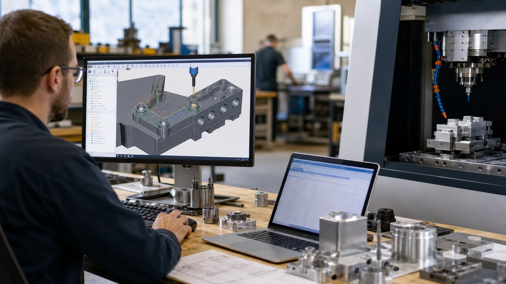 Autodesk Fusion Manufacturing Extension AI tool for CNC shops editorial software concept