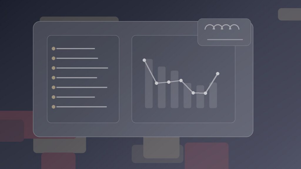 Editorial 16:9 image showing AI-assisted project management dashboards for manufacturing and production teams