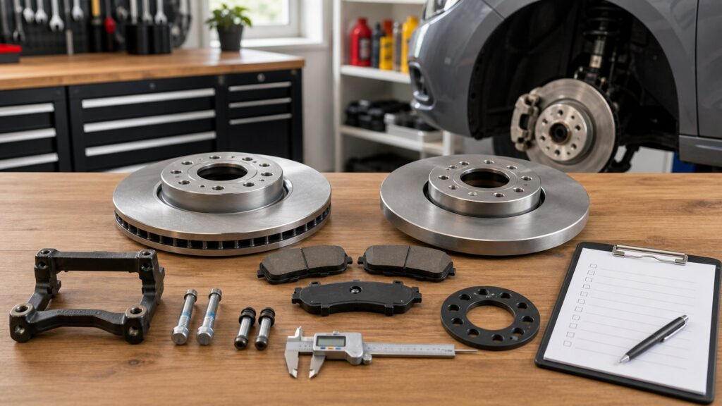 brake components shopping setup for brake components fitment and compatibility with practical vehicle-focused details