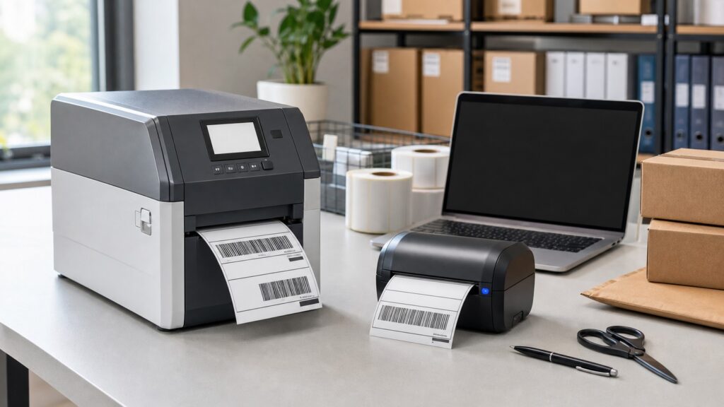 Brother QL-820NWBc vs Rollo X1040 business comparison image
