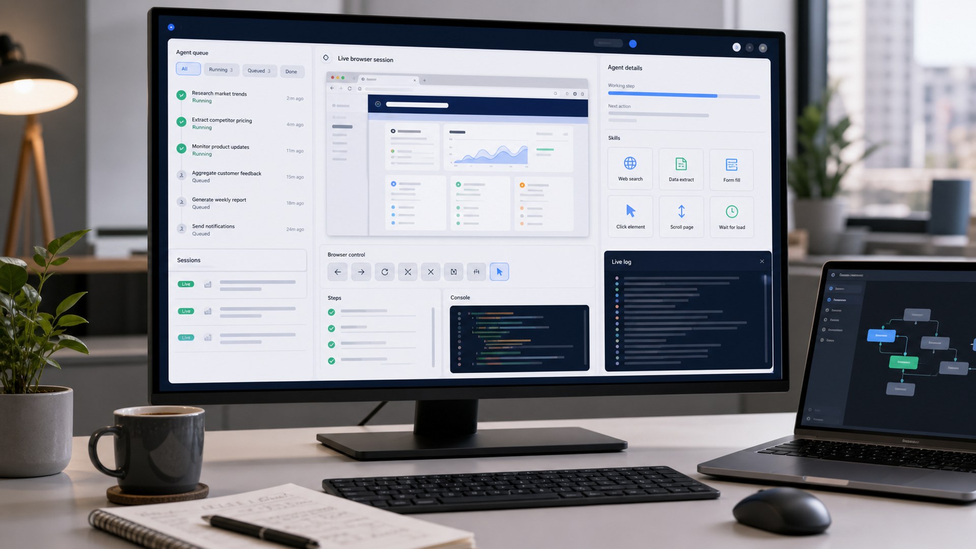 Browser Use Cloud AI browser agent platform for web automation tasks