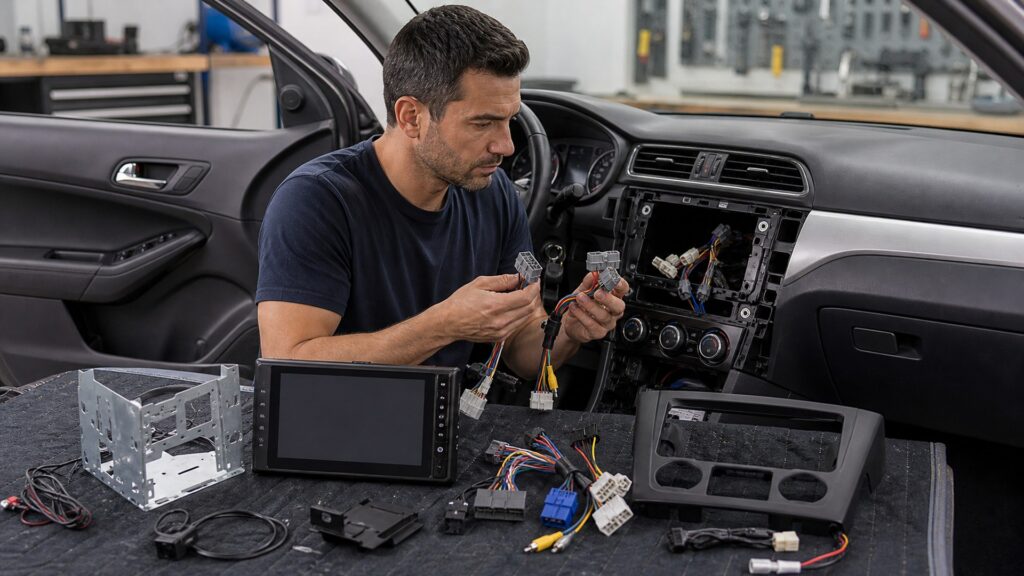 car electronics & driving tech shopping setup for vehicle compatibility checks with practical vehicle-focused details